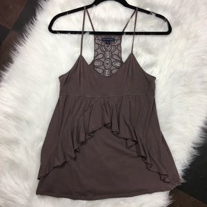 America Eagle Outfitter Brown Tank Medium